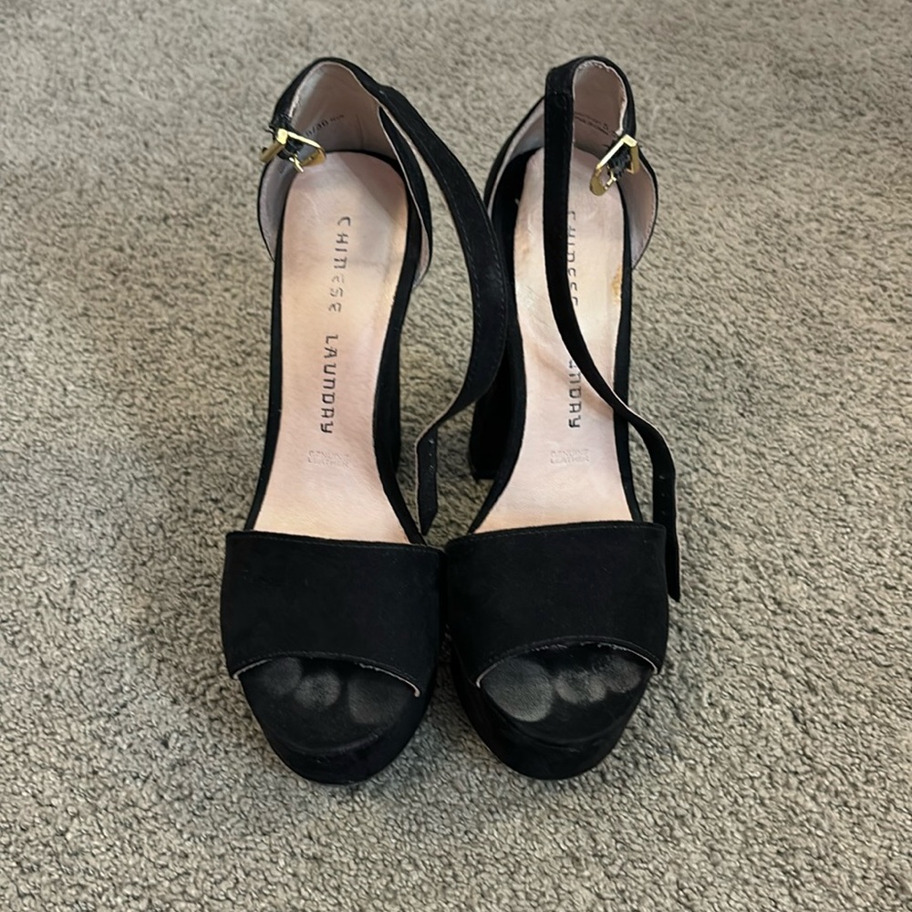 black heels